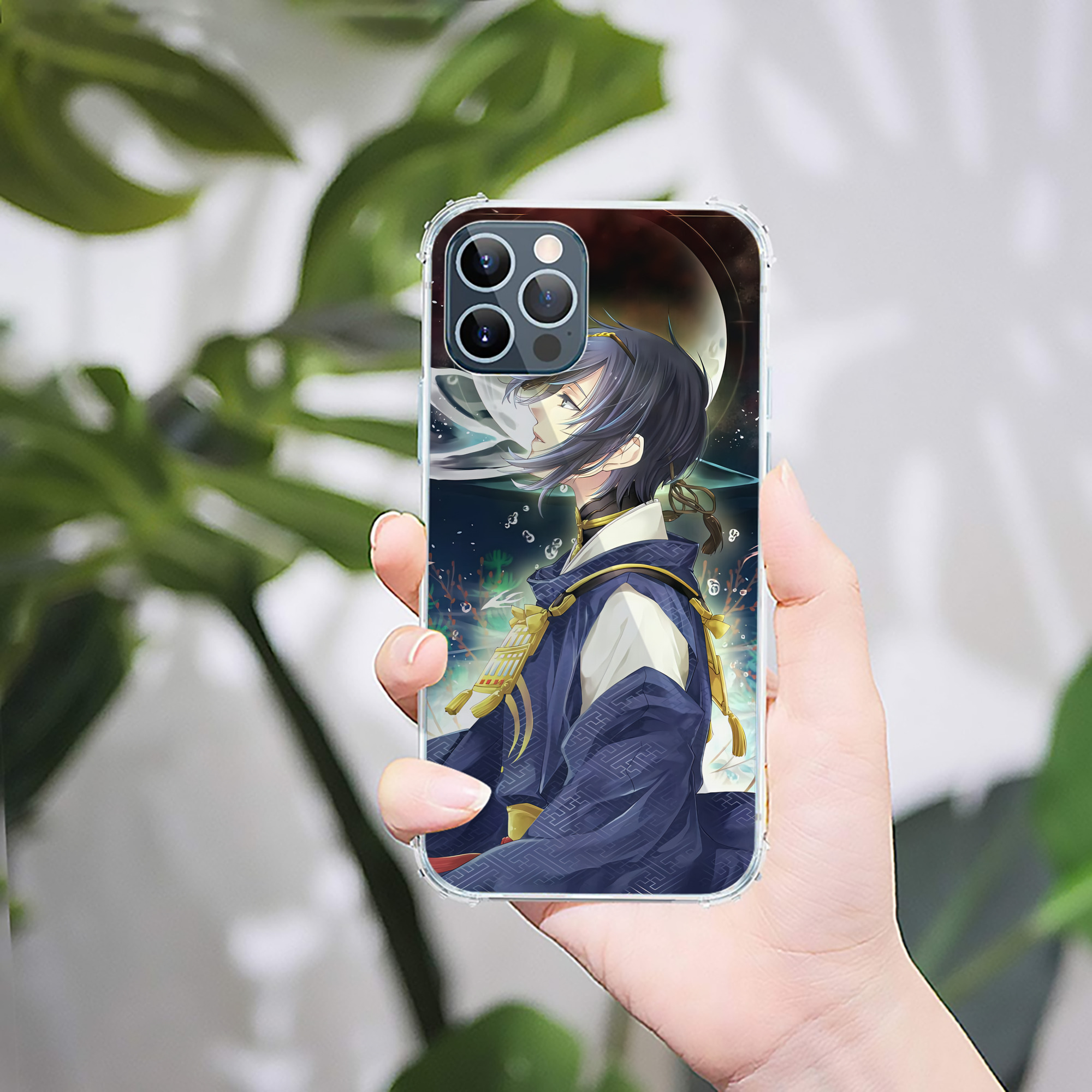 （画像用） 刀剣乱舞 Touken Ranbu 【iPhone 12シリーズ対応】透明スマホケース（クリアソフトケース）